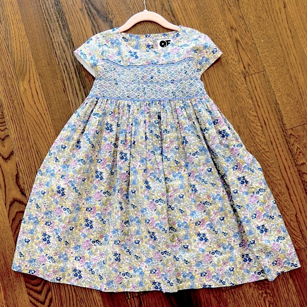 Question Everything Floral Smocked Dress